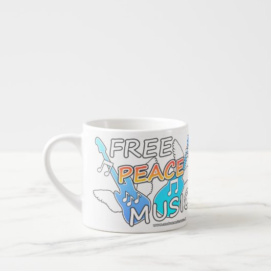 Free Peace Music エスプレッソカップ (左)
