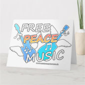 Free Peace Music カード (正面)