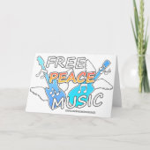 Free Peace Music カード (正面)