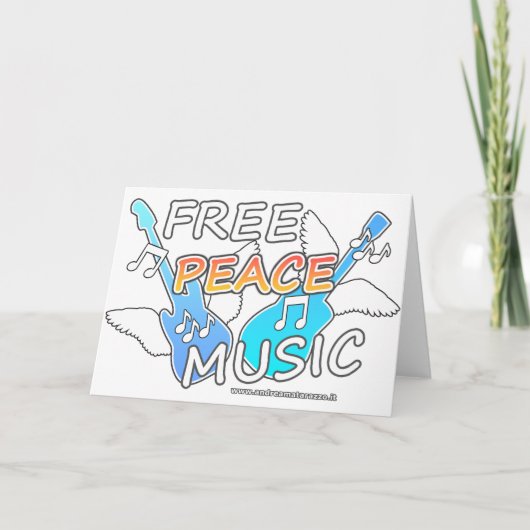 Free Peace Music カード (正面)
