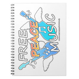 Free Peace Music ノートブック