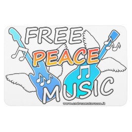Free Peace Music マグネット