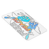 Free Peace Music マグネット (右側)