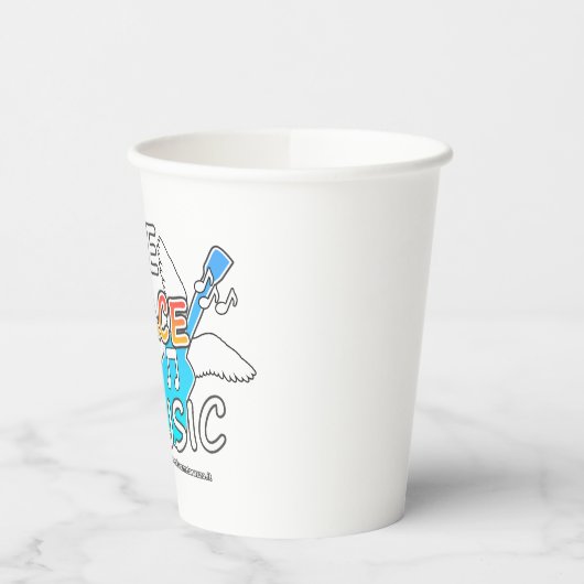 Free Peace Music 紙コップ (左)