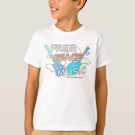 Free Peace Music Tシャツ
