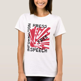 Free Press – Free Speech – Information Tシャツ