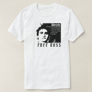 Free Ross Ulbricht Silk Road Marketplaceビットコイン Tシャツ