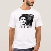 Free Ross Ulbricht Silk Road Marketplaceビットコイン Tシャツ (正面)