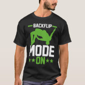 Free Running Traceur Parkour Jumper Backflip Mode  Tシャツ (正面)