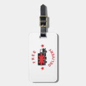 Free Shipping Delivery Truck ラゲッジタグ (正面縦)