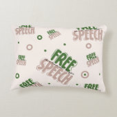 Free Speech Is a Human Right アクセントクッション (裏面)