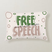 Free Speech Is a Human Right アクセントクッション (正面)