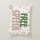 Free Speech Is a Human Right アクセントクッション (裏面(縦))