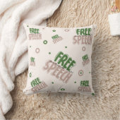 Free Speech Is a Human Right クッション (ブランケット)