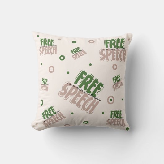 Free Speech Is a Human Right クッション (正面)