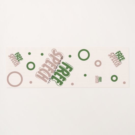 Free Speech Is a Human Right ヨガマット (裏面(横))