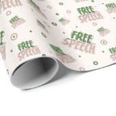 Free Speech Is a Human Right ラッピングペーパー (ロールコーナー)