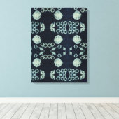 Free Spirit II Shibori キャンバスプリント (インサイチュ (ウッドフロア))