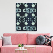 Free Spirit II Shibori キャンバスプリント (インサイチュ (リビング))