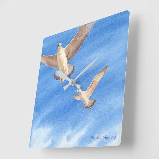 Free Spirits! スクエア壁時計 (傾斜)