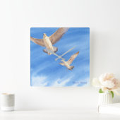 Free Spirits! スクエア壁時計 (ホーム)