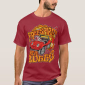 Free Spirits Drive a Buggy - Dune Buggy - T-Shirt Tシャツ (正面)