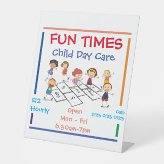 Free Standing Sign - Child Day Care  台座サイン