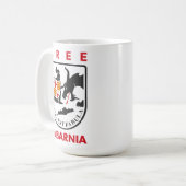 Free Tabarnia 3 コーヒーマグカップ (正面左)