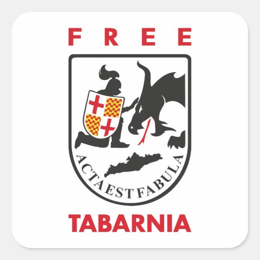 Free Tabarnia 3 スクエアシール (正面)
