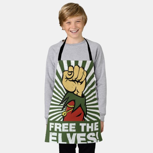 Free the elves! エプロン (着用した状態)