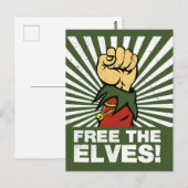 Free the elves! ポストカード (正面/裏面)