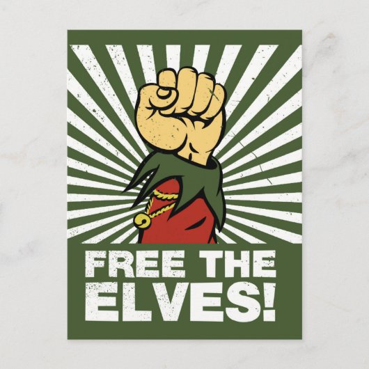 Free the elves! ポストカード (正面)