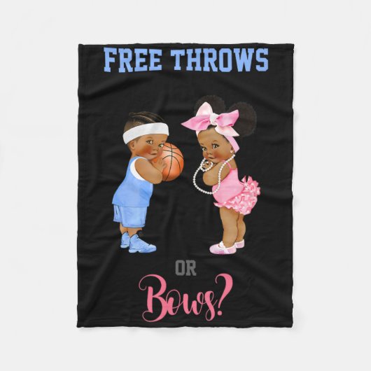 Free Throws Or Bows Bysketbyll By フリースブランケット (正面)