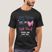 Free Throws Or Pink Bows Daddy Will Love You Gende Tシャツ (正面)