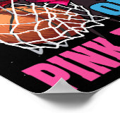 Free Throws Or Pink Bows Gender Reveal Bysketbyll  ポスター (角)