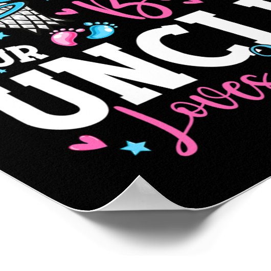 Free Throws or Pink Bows Uncle Loves You Cute Gend ポスター (角)