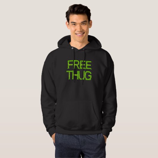 Free Thug パーカ (正面フル)