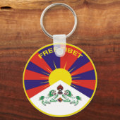 Free Tibet キーホルダー (正面)