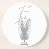 Free to be Me Sandstone Coaster コースター (正面)