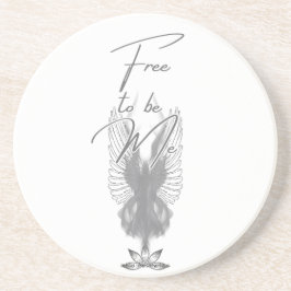 Free to be Me Sandstone Coaster コースター