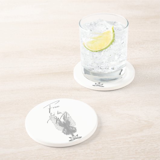 Free to be Me Sandstone Coaster コースター (側面)