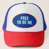 Free To Be Me Trucker Hat キャップ (正面)
