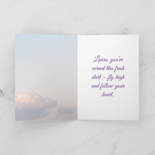 Free to Fly Card Divorce カード (内部)