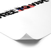 FREE TO VAPEデザイン ポスター (角)