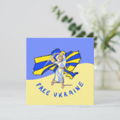 Free Ukraine 招待状 (スタンド正面)