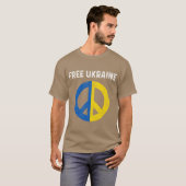 Free Ukraine I Stand With Ukraine Support Ukraine  Tシャツ (正面フル)