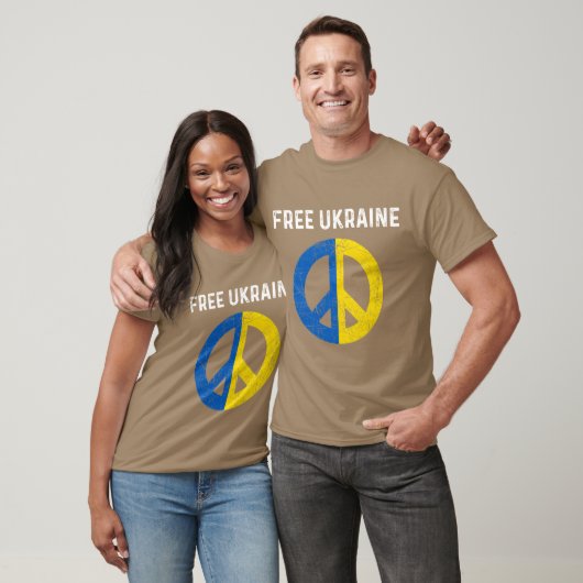 Free Ukraine I Stand With Ukraine Support Ukraine  Tシャツ (ユニセックス)
