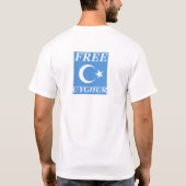 FREE UYGHUR Tシャツ (裏面)