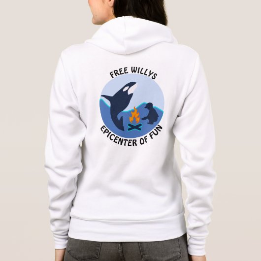 Free Willy Campfire Hoodie パーカ (裏面)