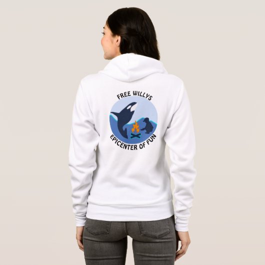 Free Willy Campfire Hoodie パーカ (裏面フル)